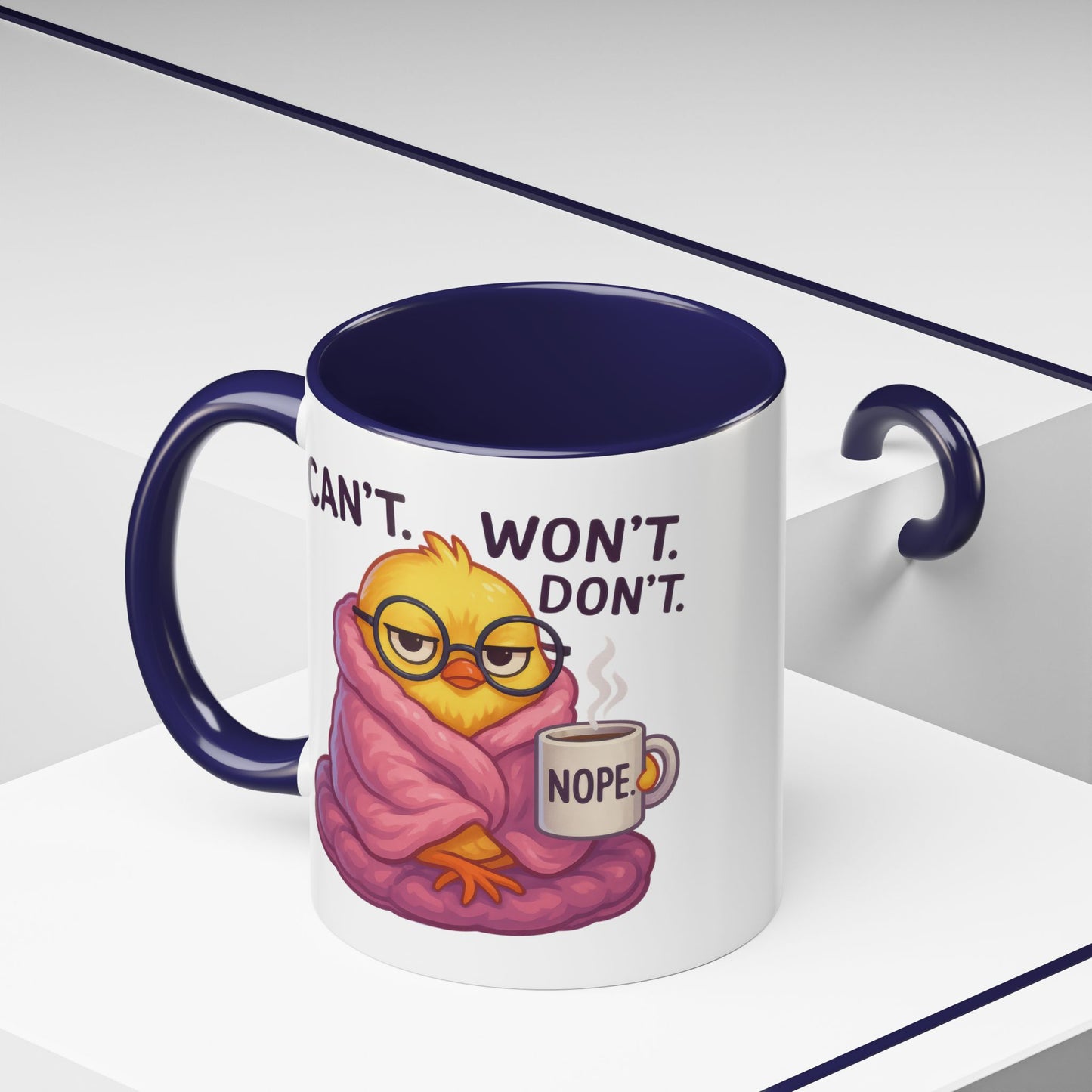 Office Mug - Can't Won't Don't