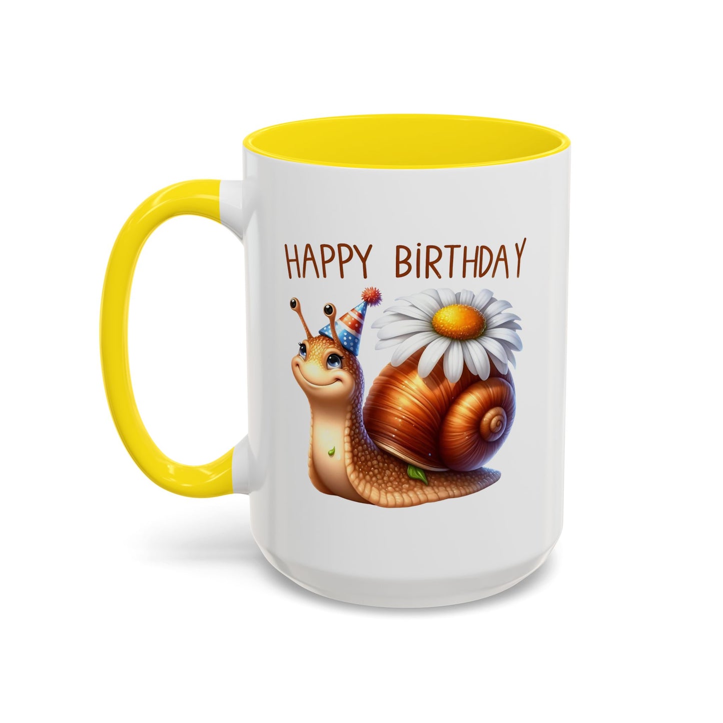 Birthday Mug - Snail Flower