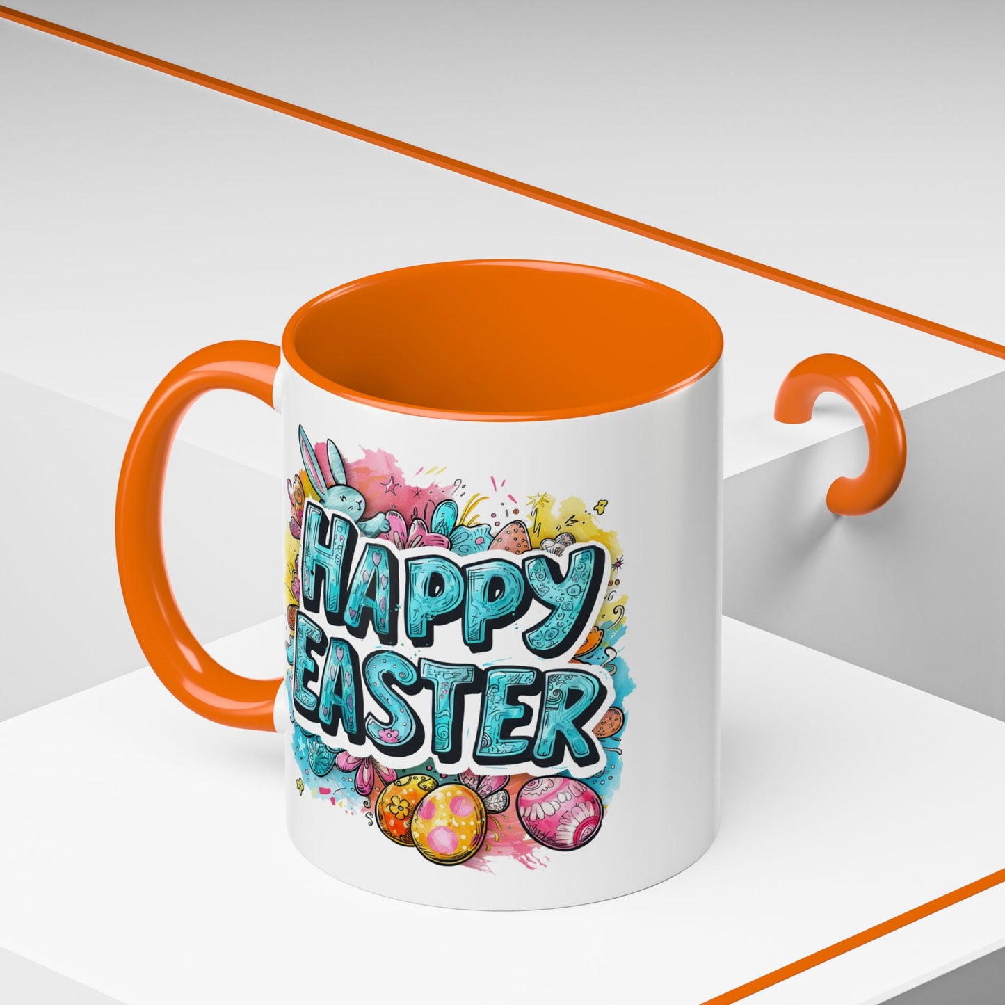Easter Mug - Happy Easter Blue