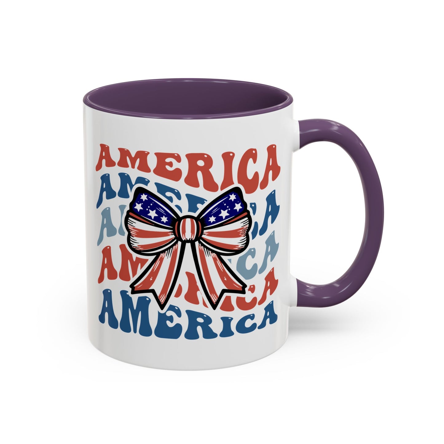 4th of July Mug - America Bow