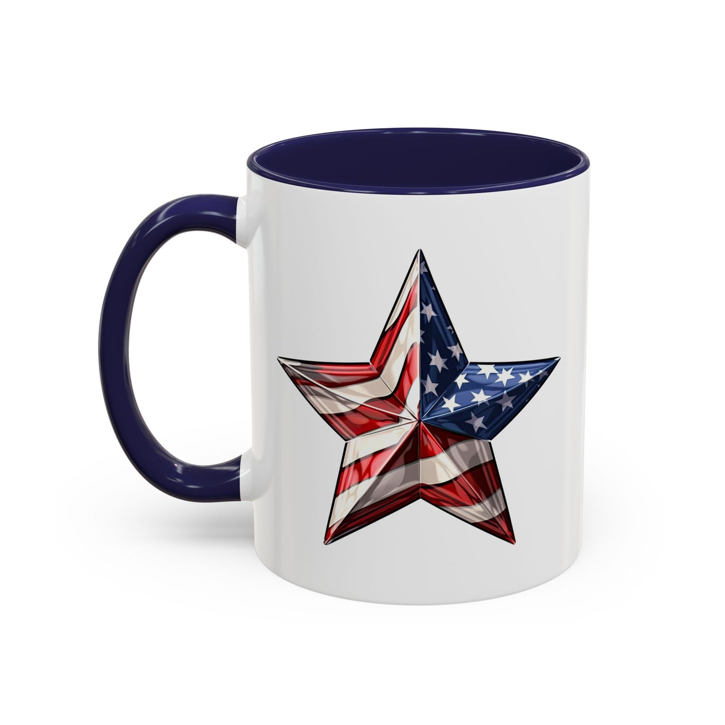 4th of July Mug - American Flag Star 3