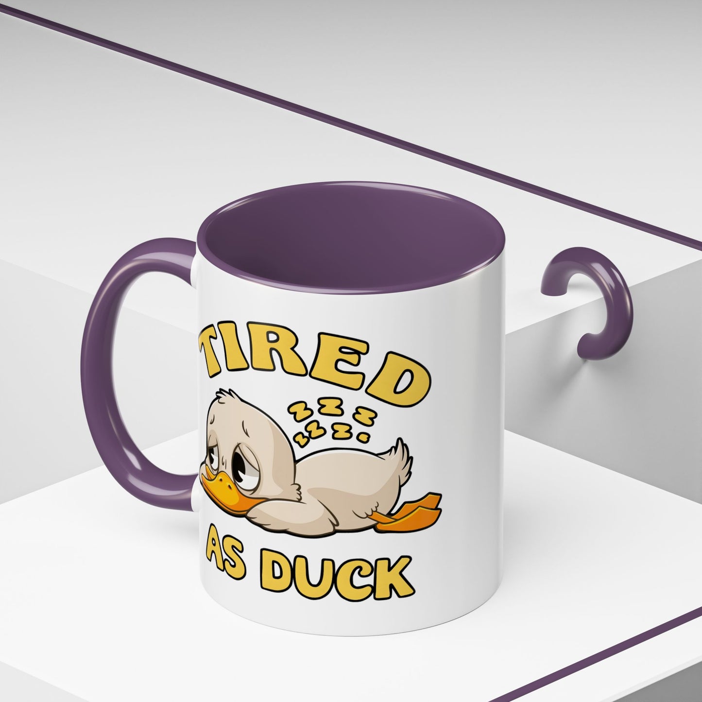 Humor Mug - Tired As Duck