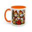 Christmas Mug - Gold Snowman Family 2