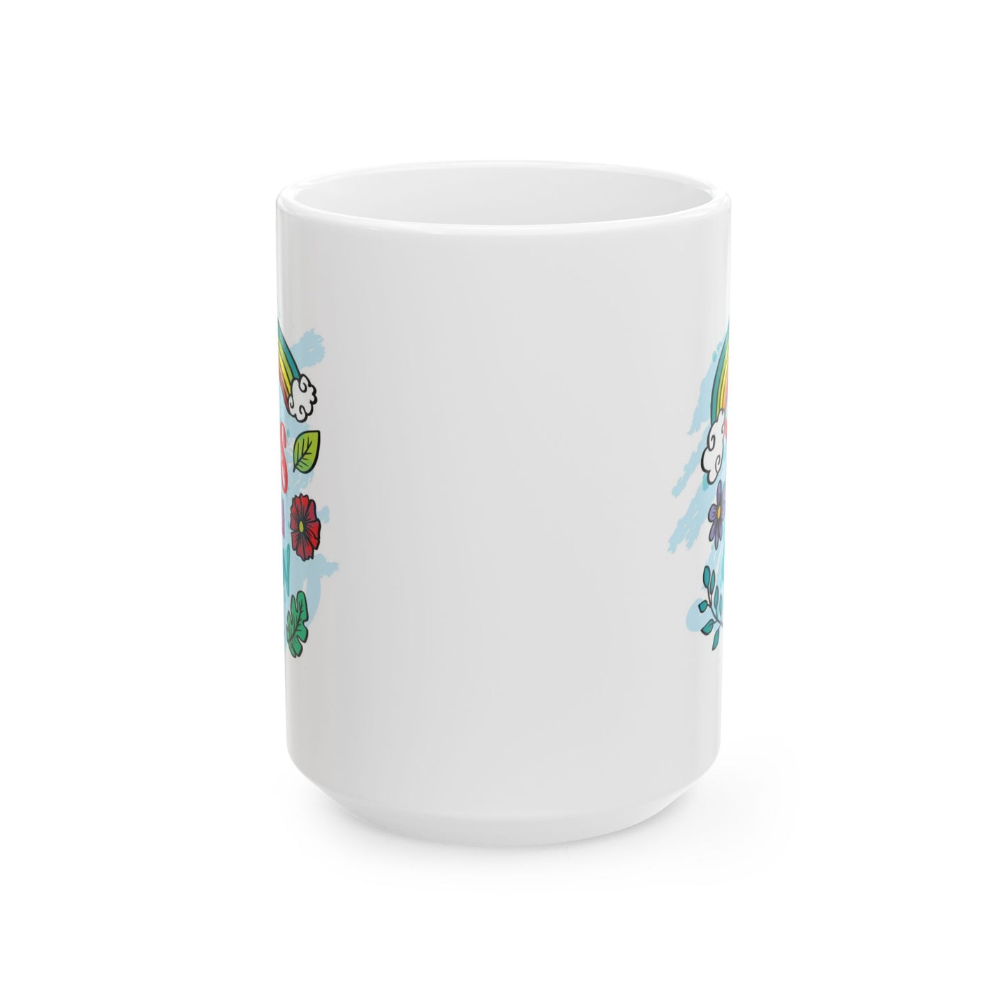 Motivation Mug - Yes You Can Rainbow