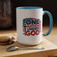Religious Mug - One Nation Flag Cross