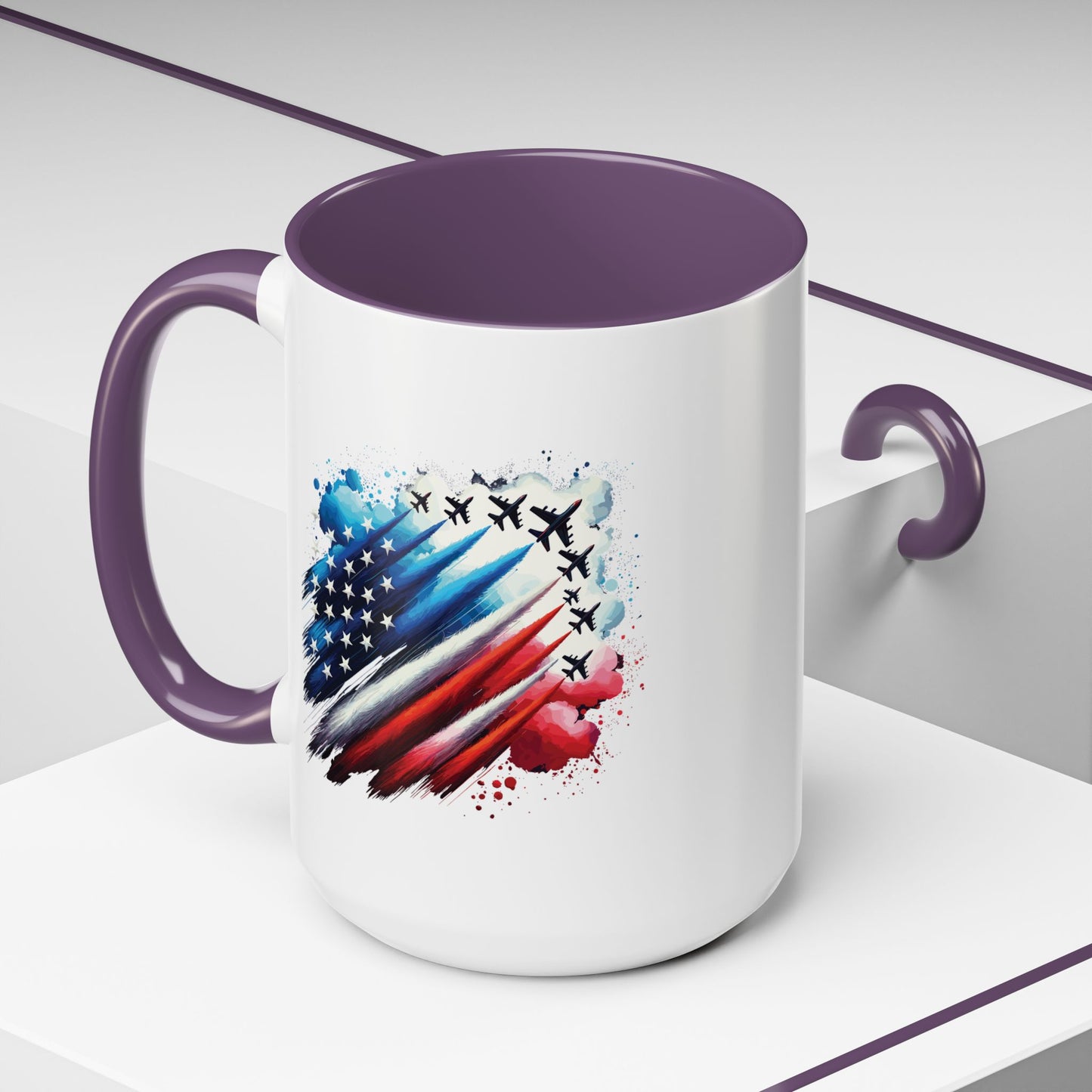 4th of July Mug - Fighter Jets USA Patriotic