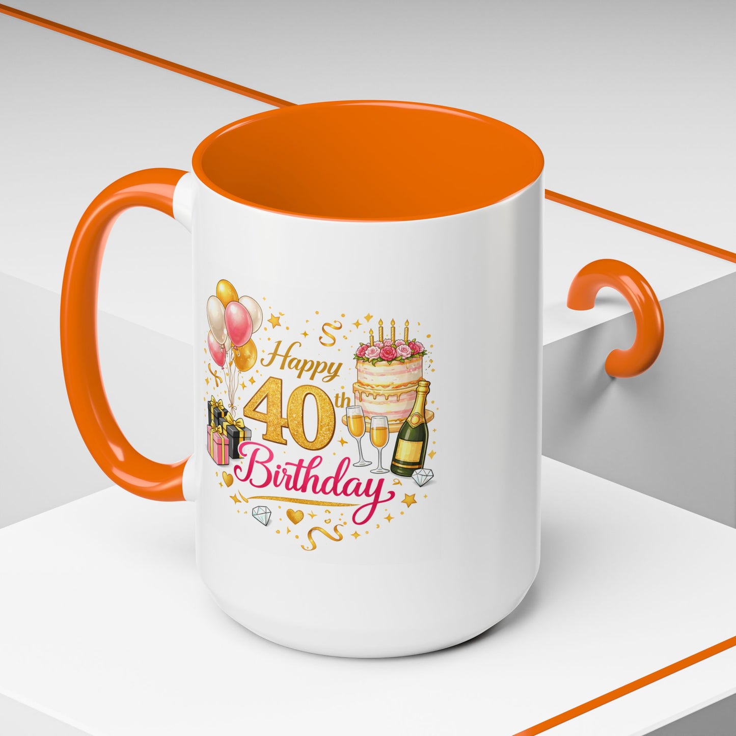 Birthday Mug - Happy 40th