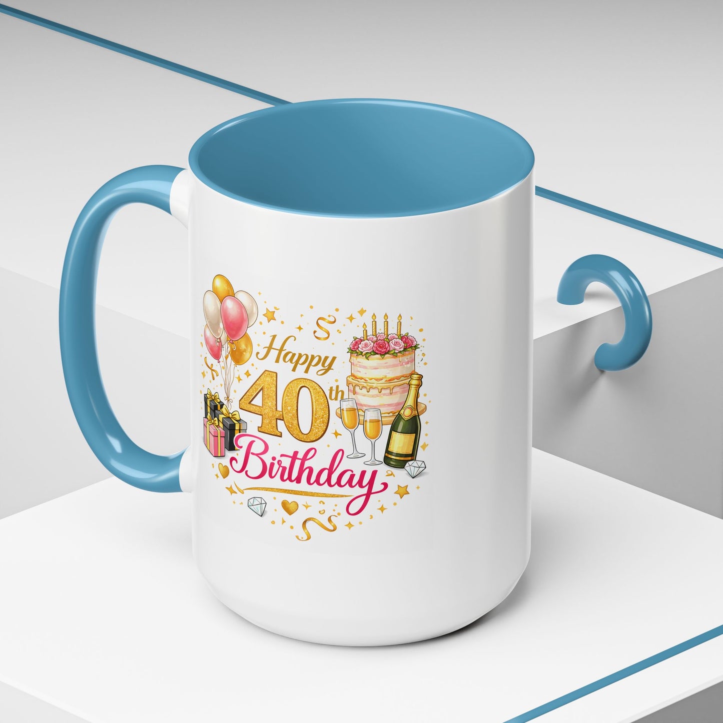 Birthday Mug - Happy 40th