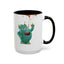 Humor Mug - Monster Drinks Coffee Spill