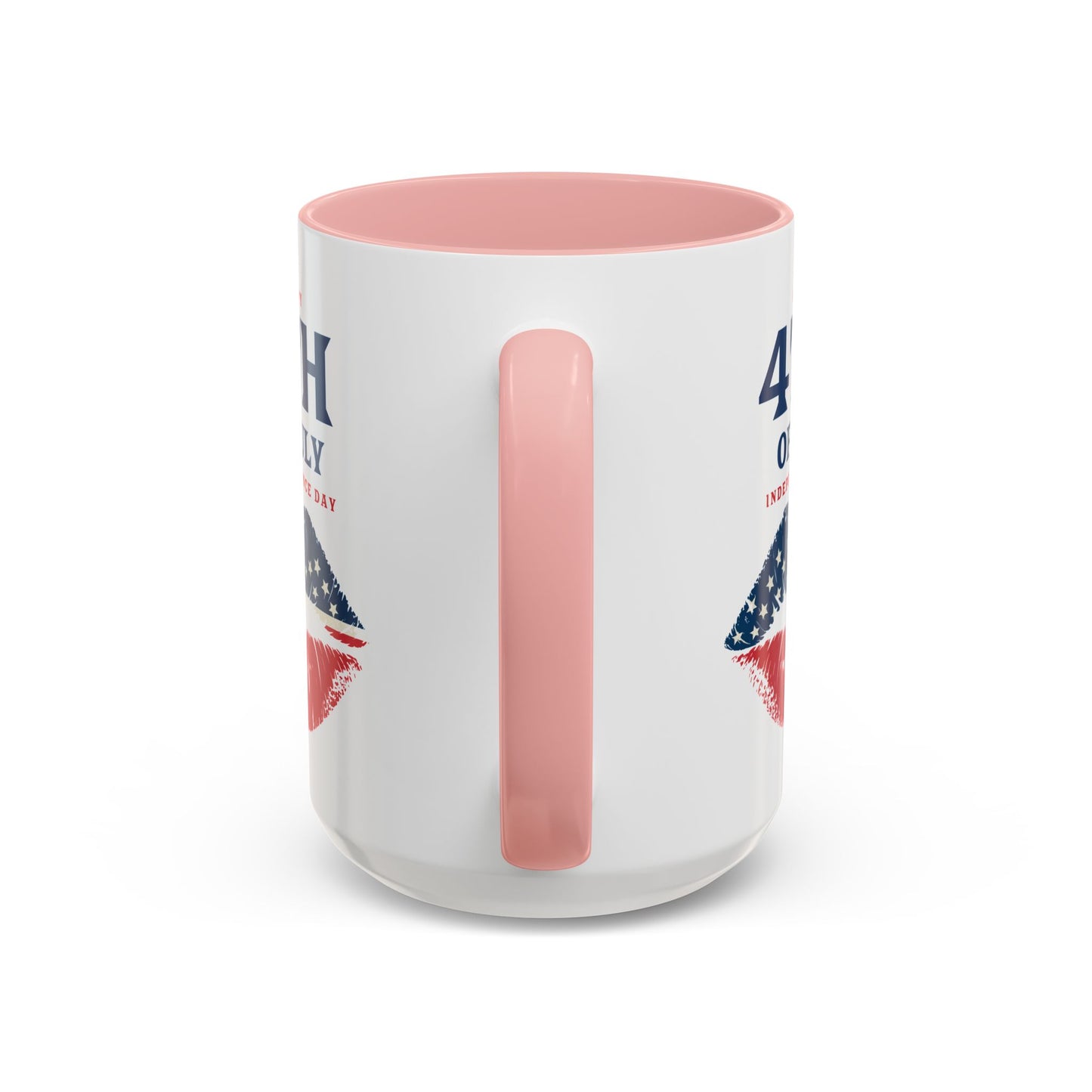 4th of July Mug - Happy 4th of July Flag Lips