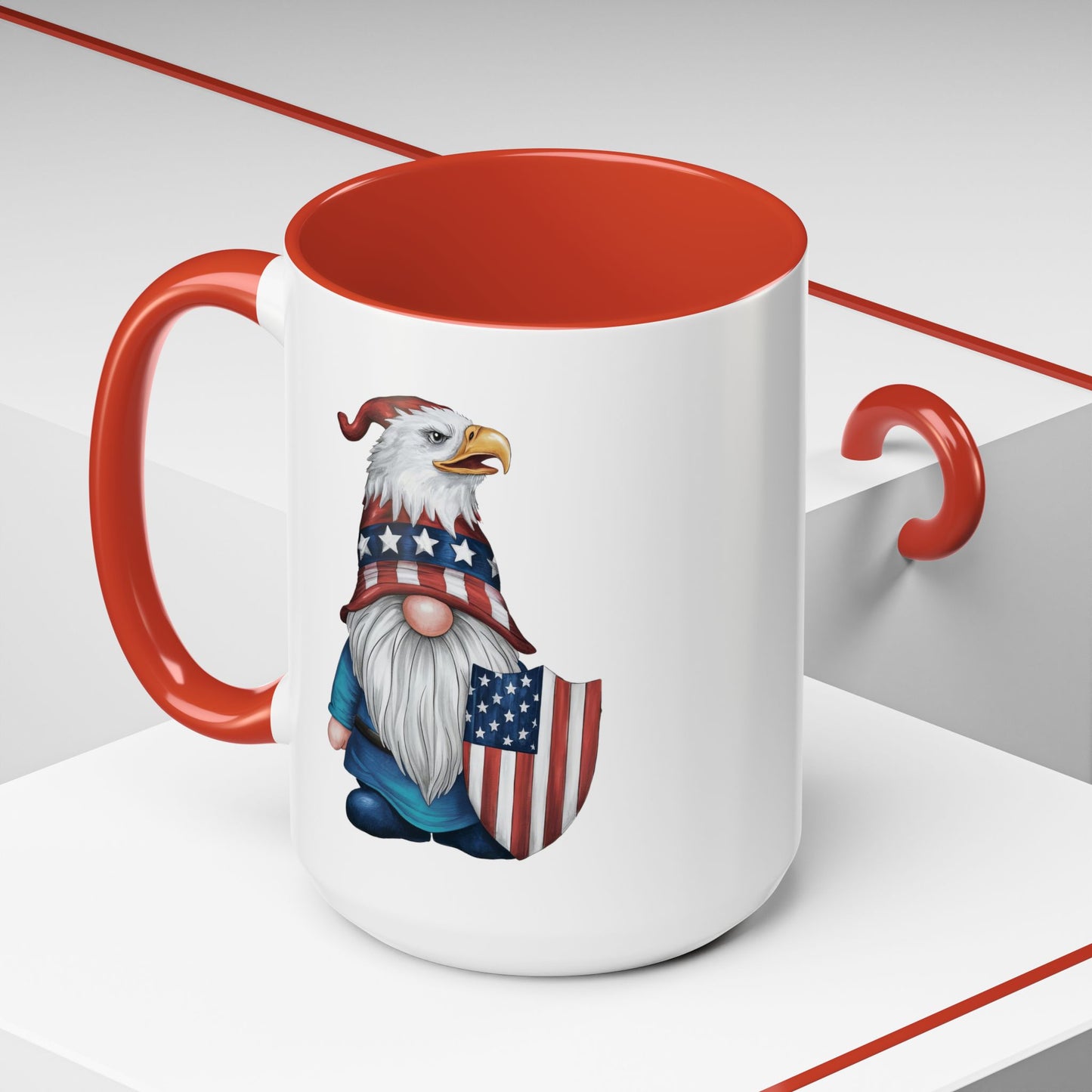 4th of July Mug - American Gnome 17