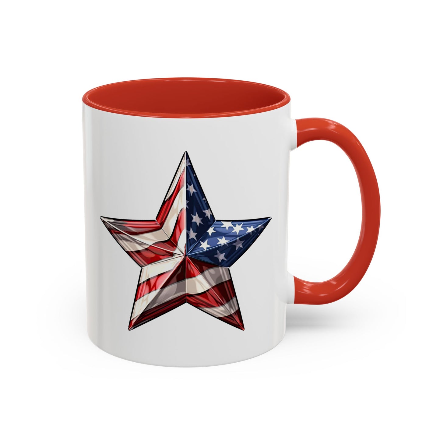 4th of July Mug - American Flag Star 3