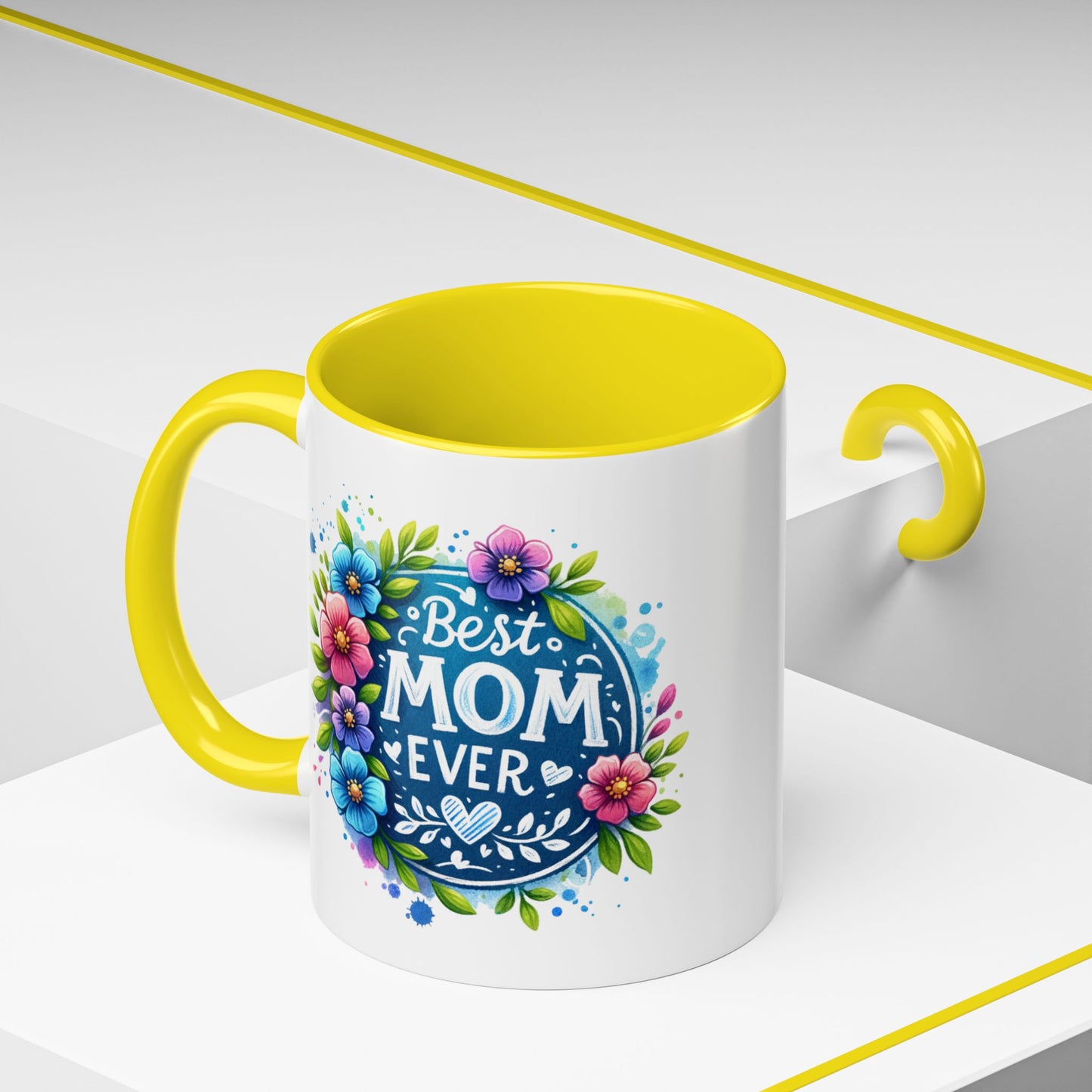 Mother's Day Mug - Best Mom Ever Floral