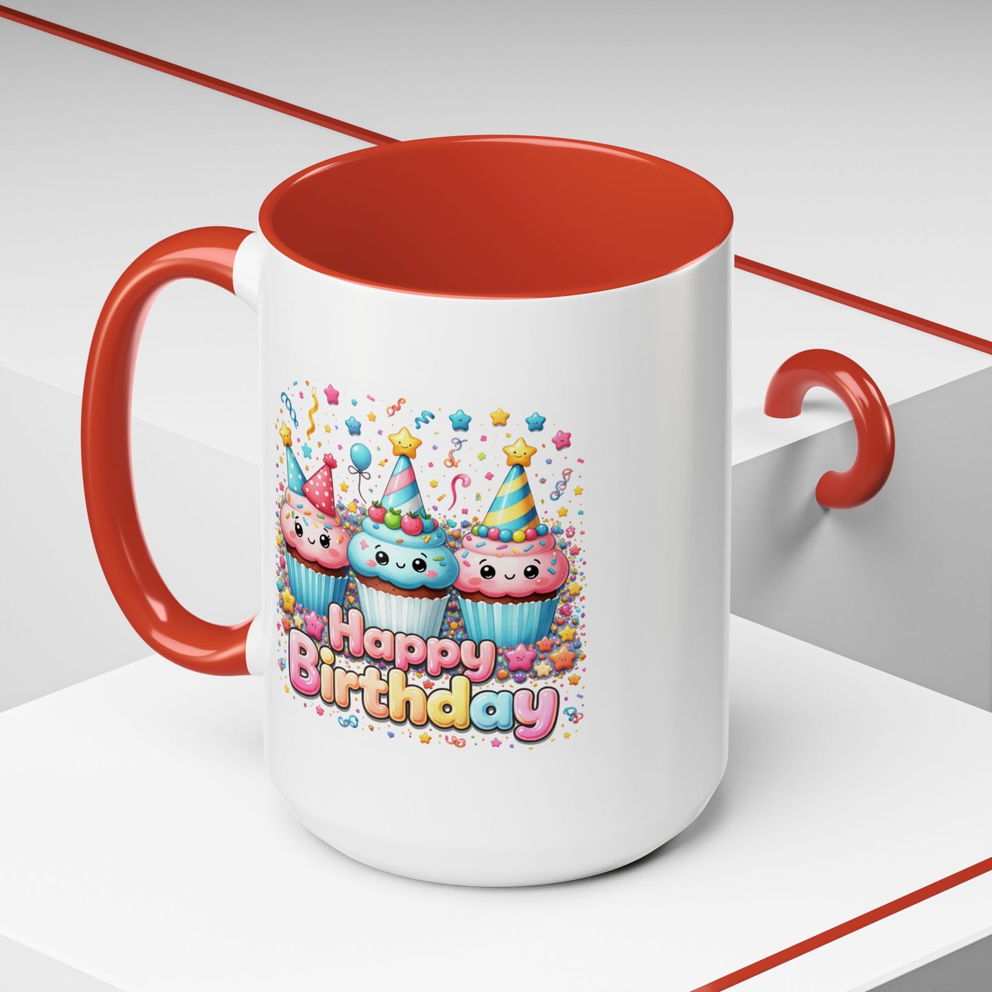 Birthday Mug - Cute Cupcakes
