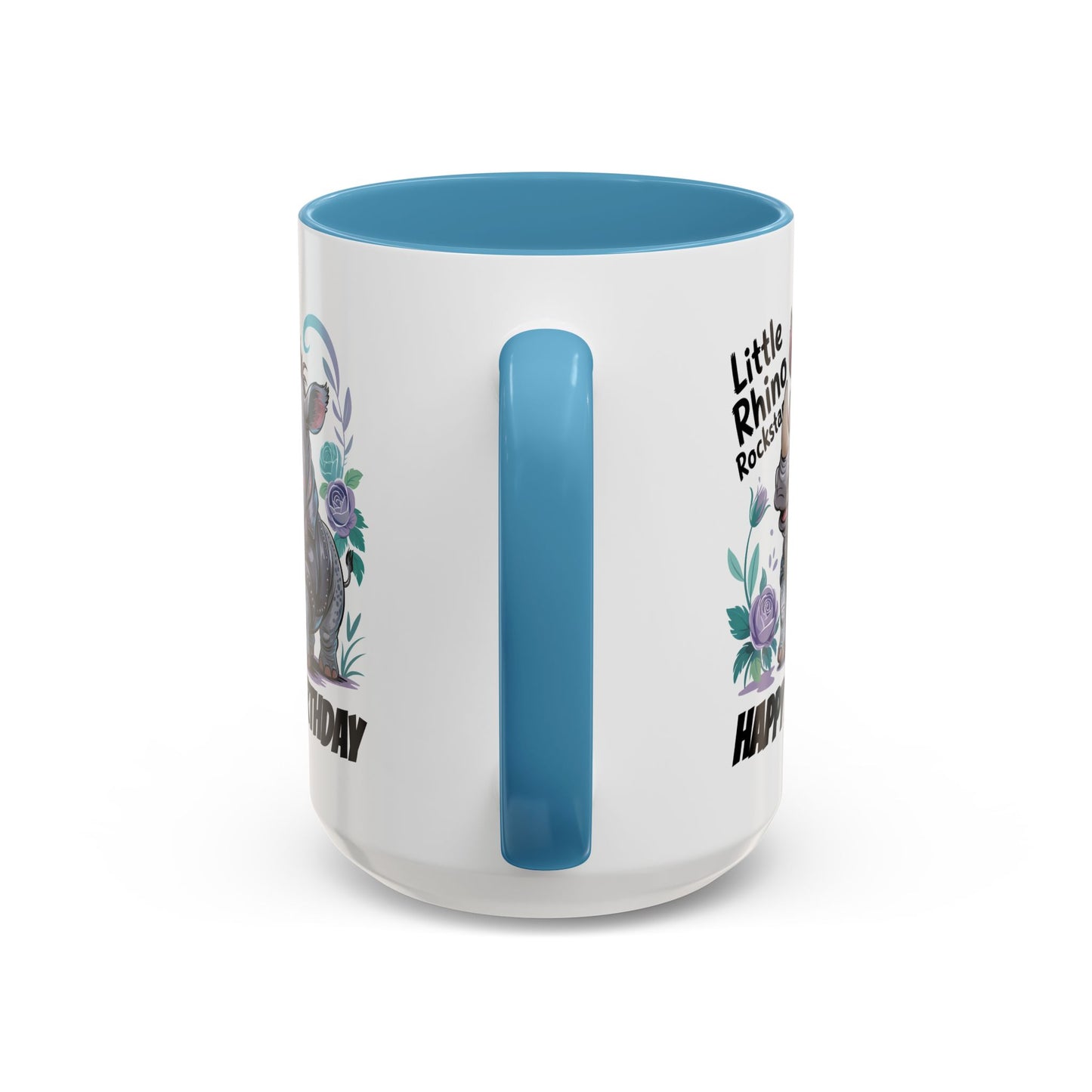 Birthday Mug - Happy Birthday Little Rhino Rockstar