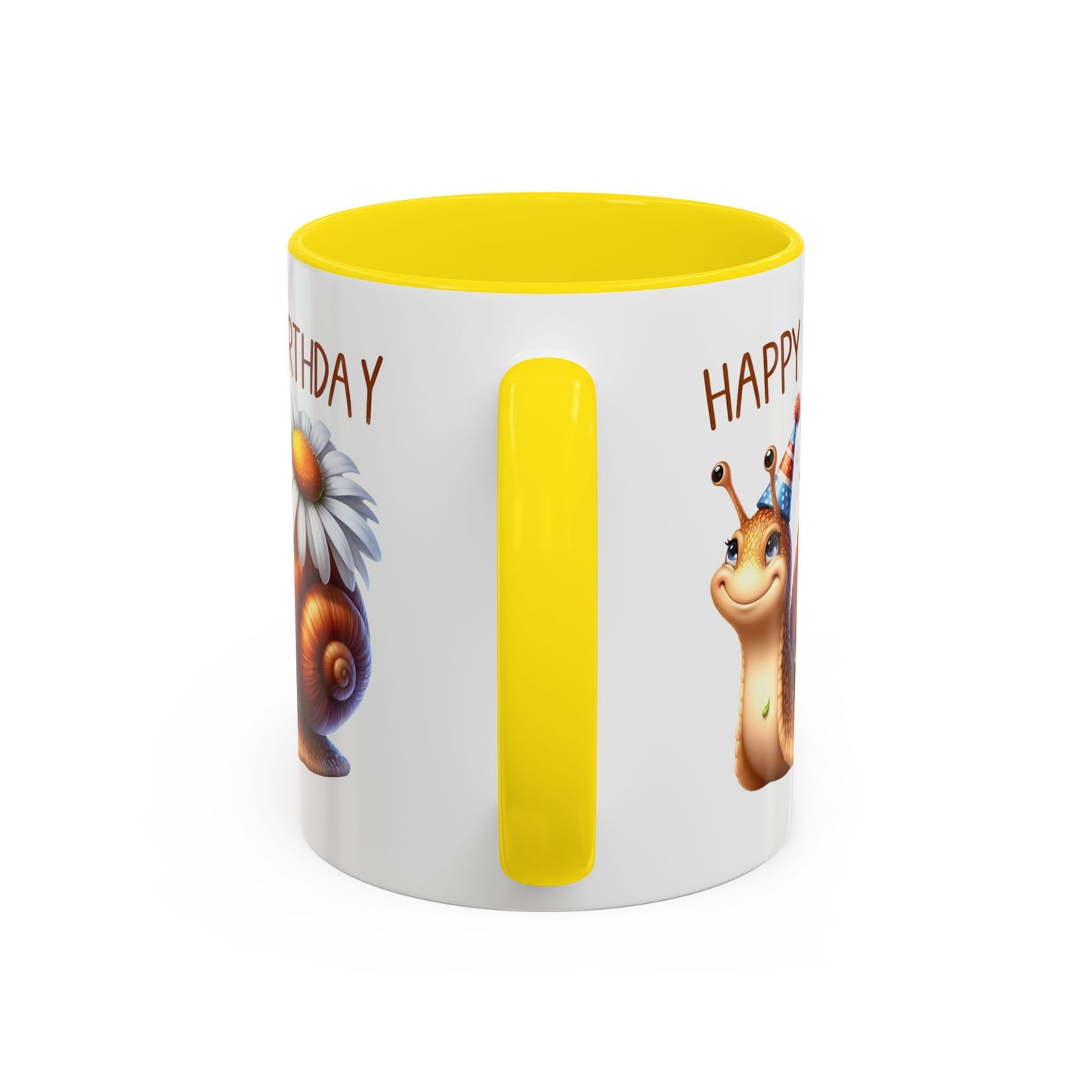 Birthday Mug - Snail Flower