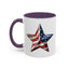 4th of July Mug - American Flag Star 3