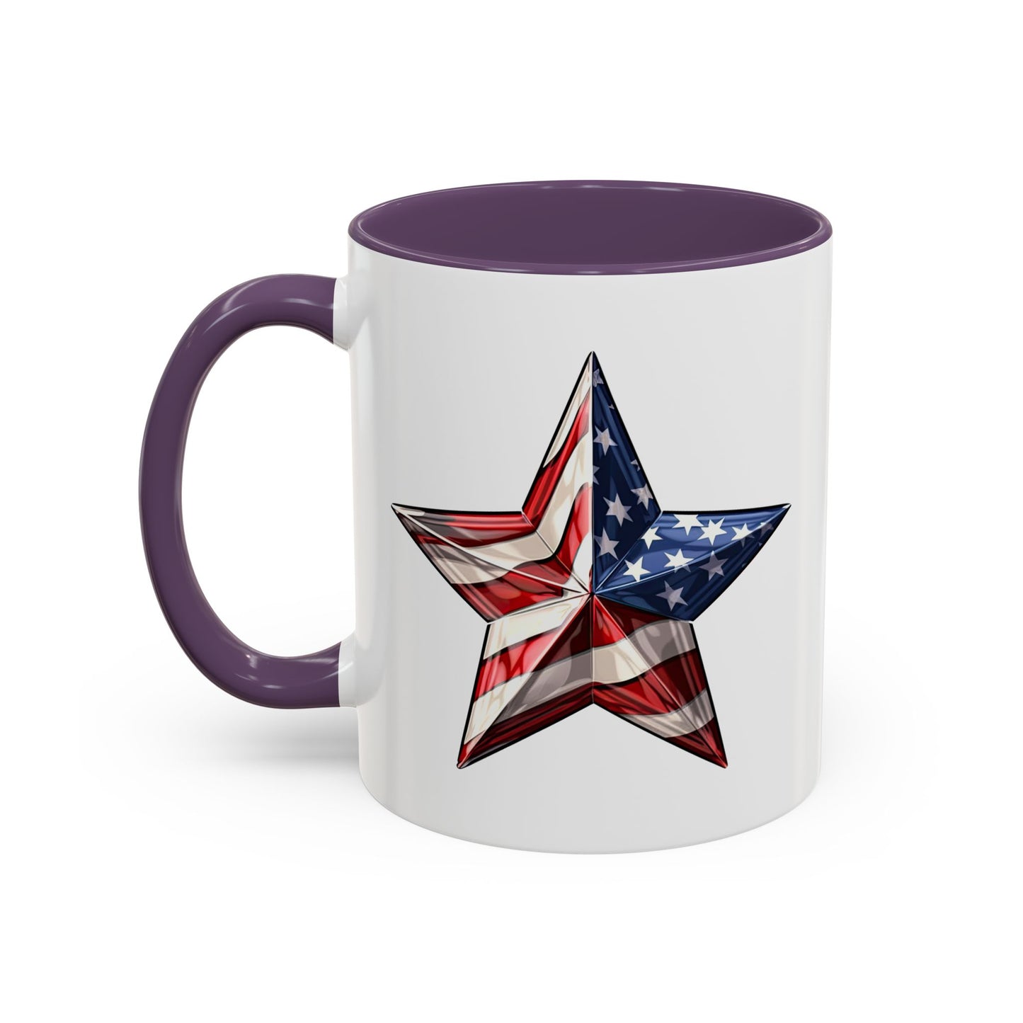 4th of July Mug - American Flag Star 3
