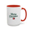 Christmas Mug - Merry Christmas Green Text