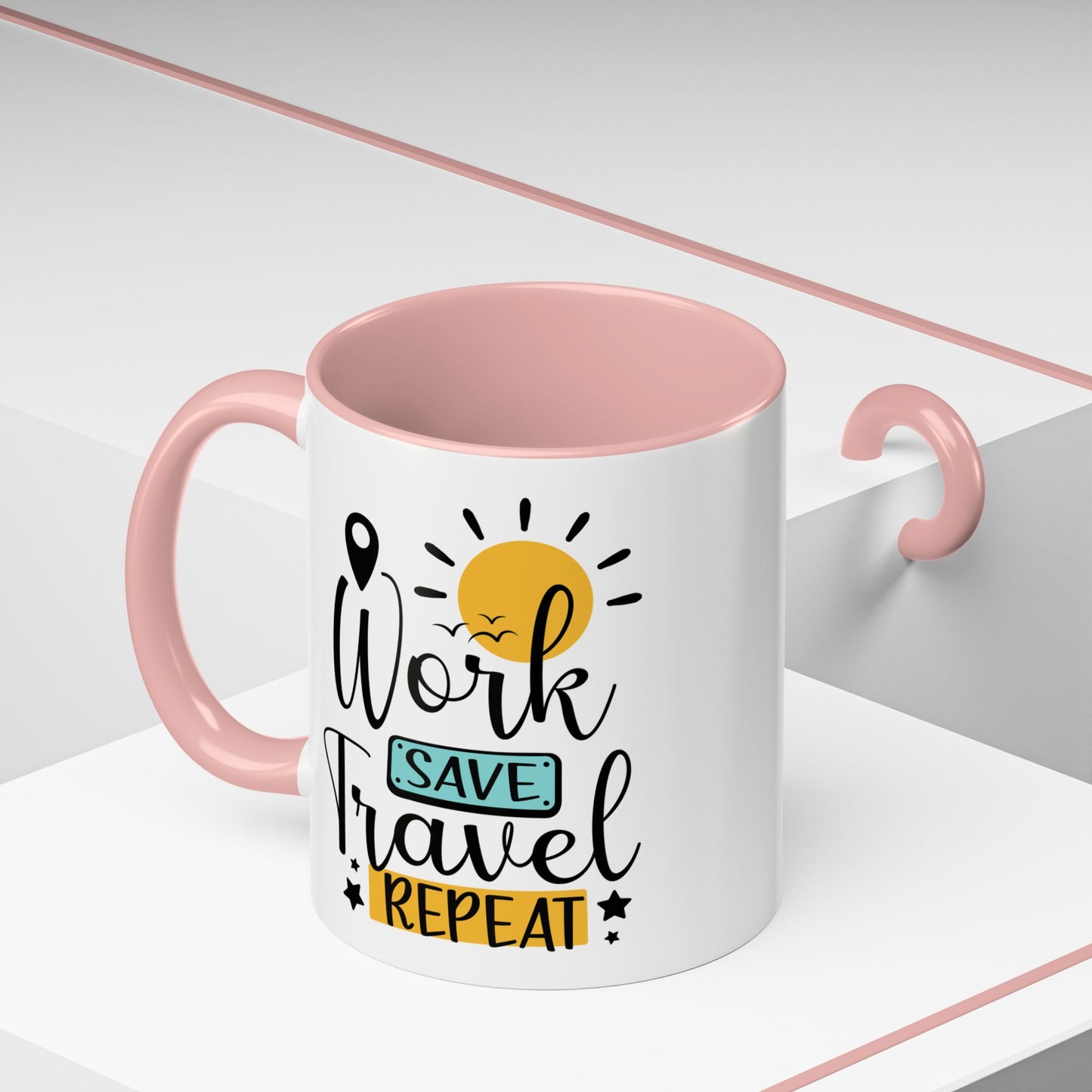 Adventure Mug - Work Save Travel Repeat