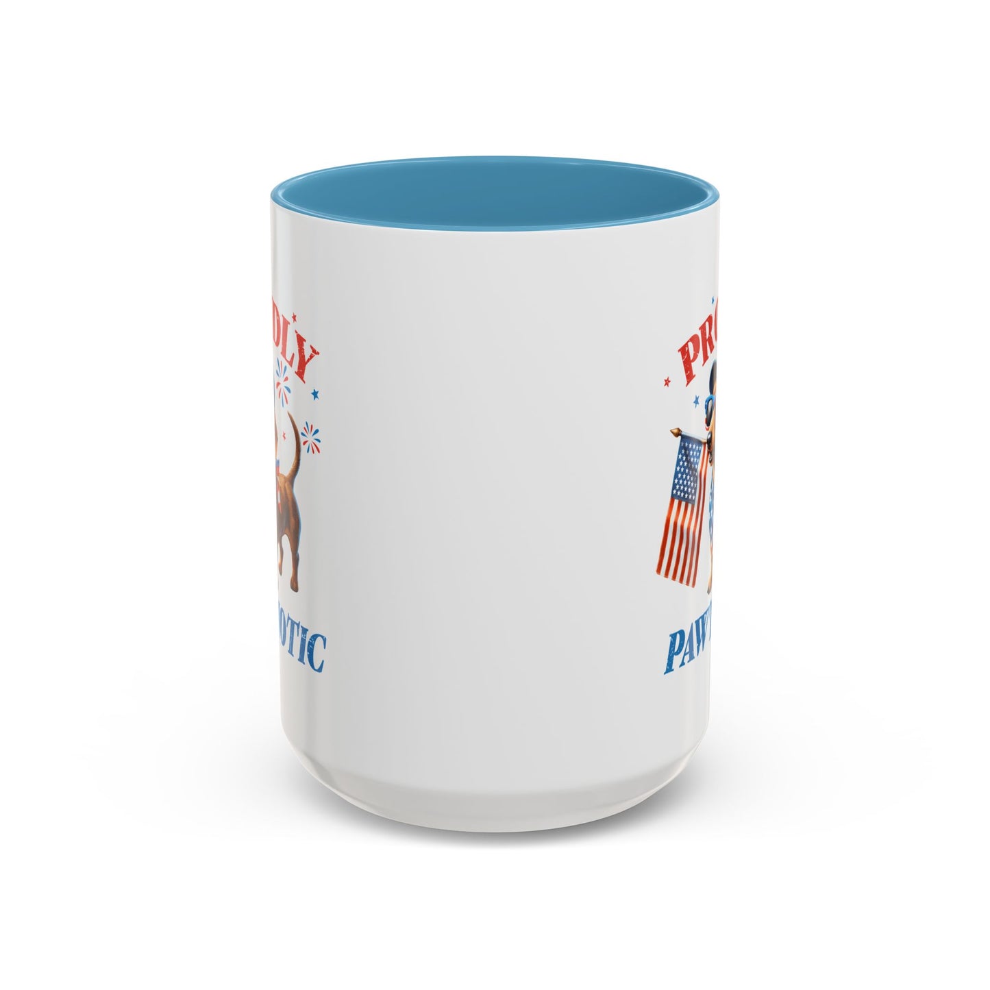 4th of July Mug - Proudly Pawtriotic Dog