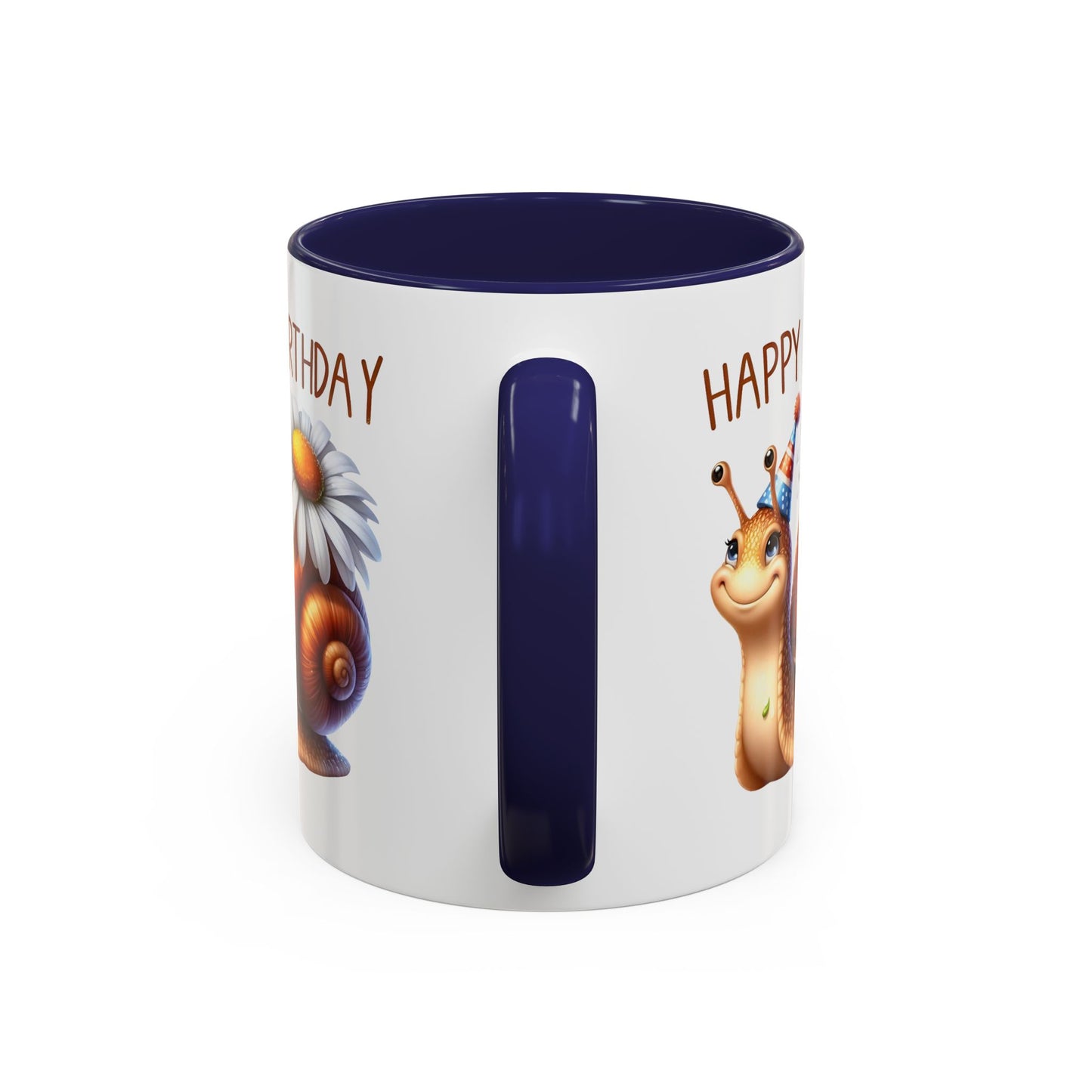Birthday Mug - Snail Flower