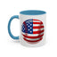 4th of July Mug - Baseball American Flag