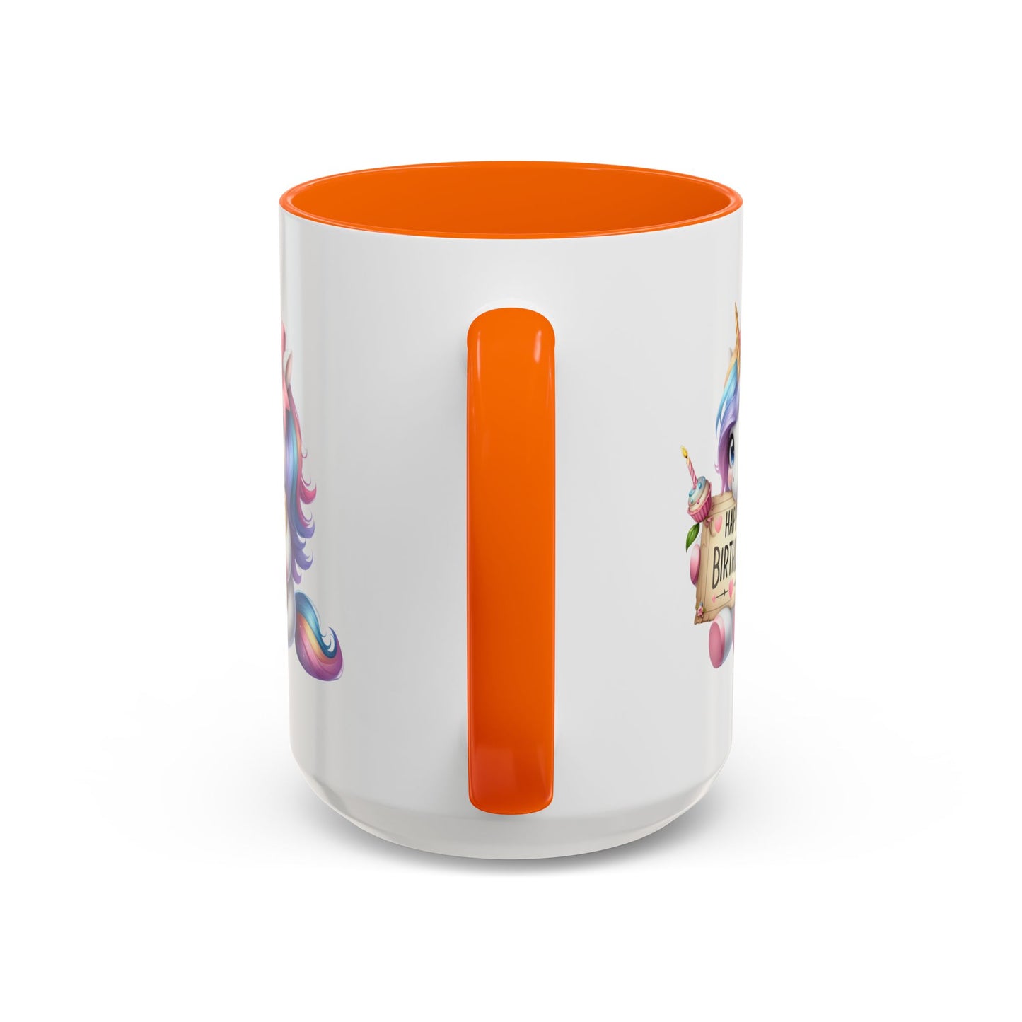 Birthday Mug - Girl Unicorn Happy Birthday Sign