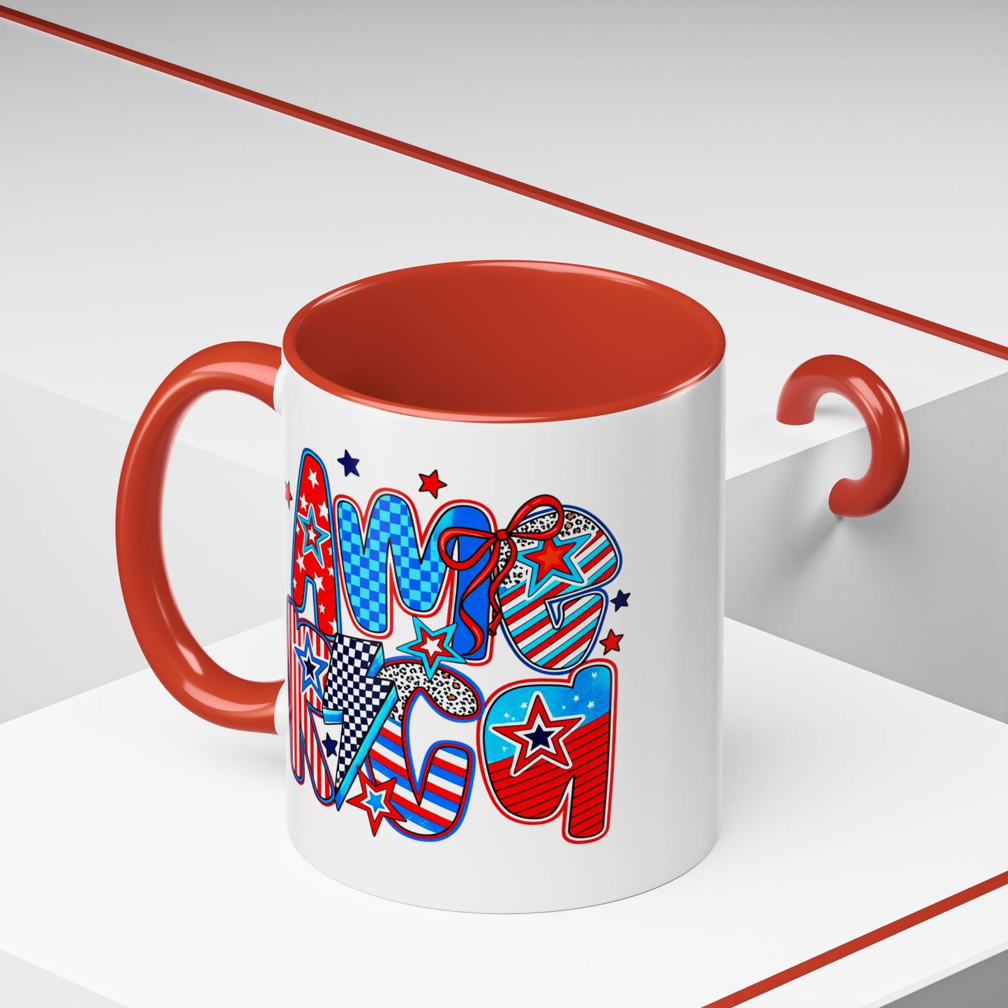 4th of July Mug - Retro America Coquette