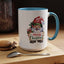 Christmas Mug - Merry Christmas Red & Green Text Gnome Present