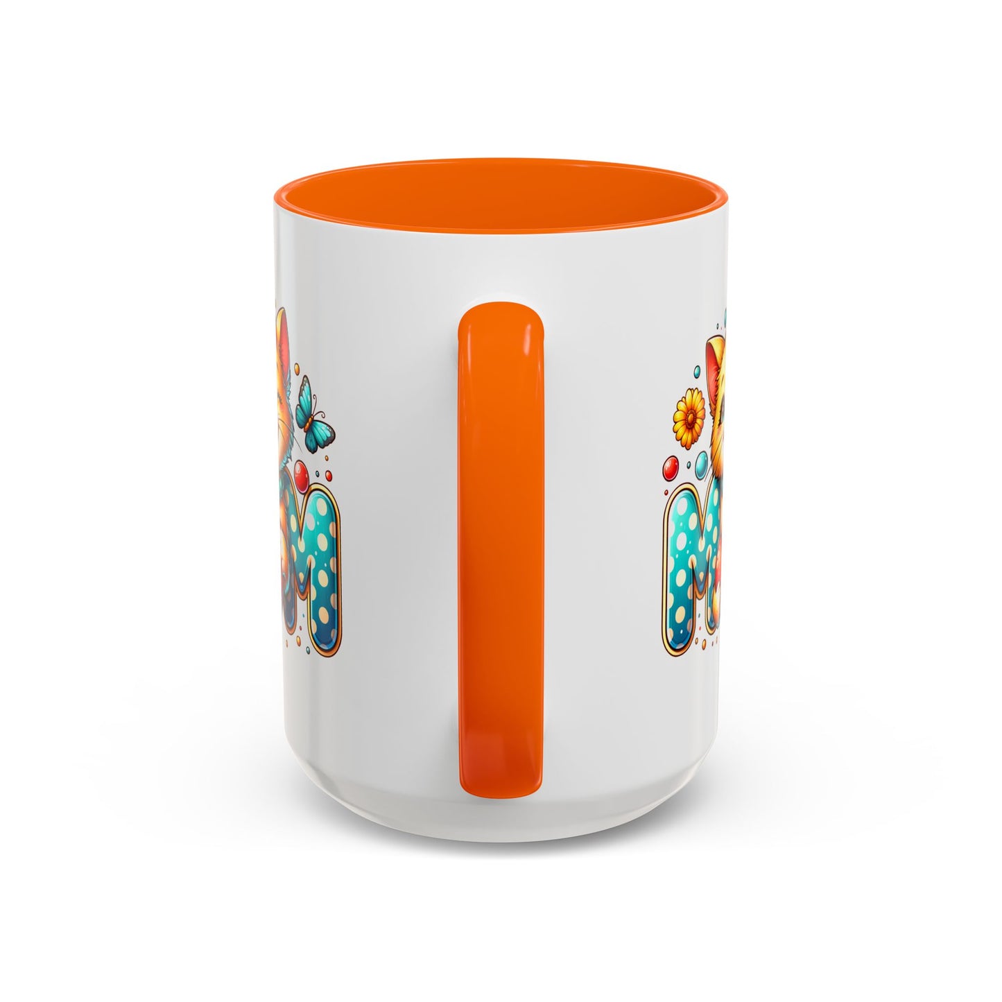 Mother's Day Mug - Mom Cat Red Heart
