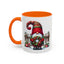 Christmas Mug - Gnome with Christmas Wreath