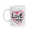 Anniversary Mug - Love You Heart & Arrows