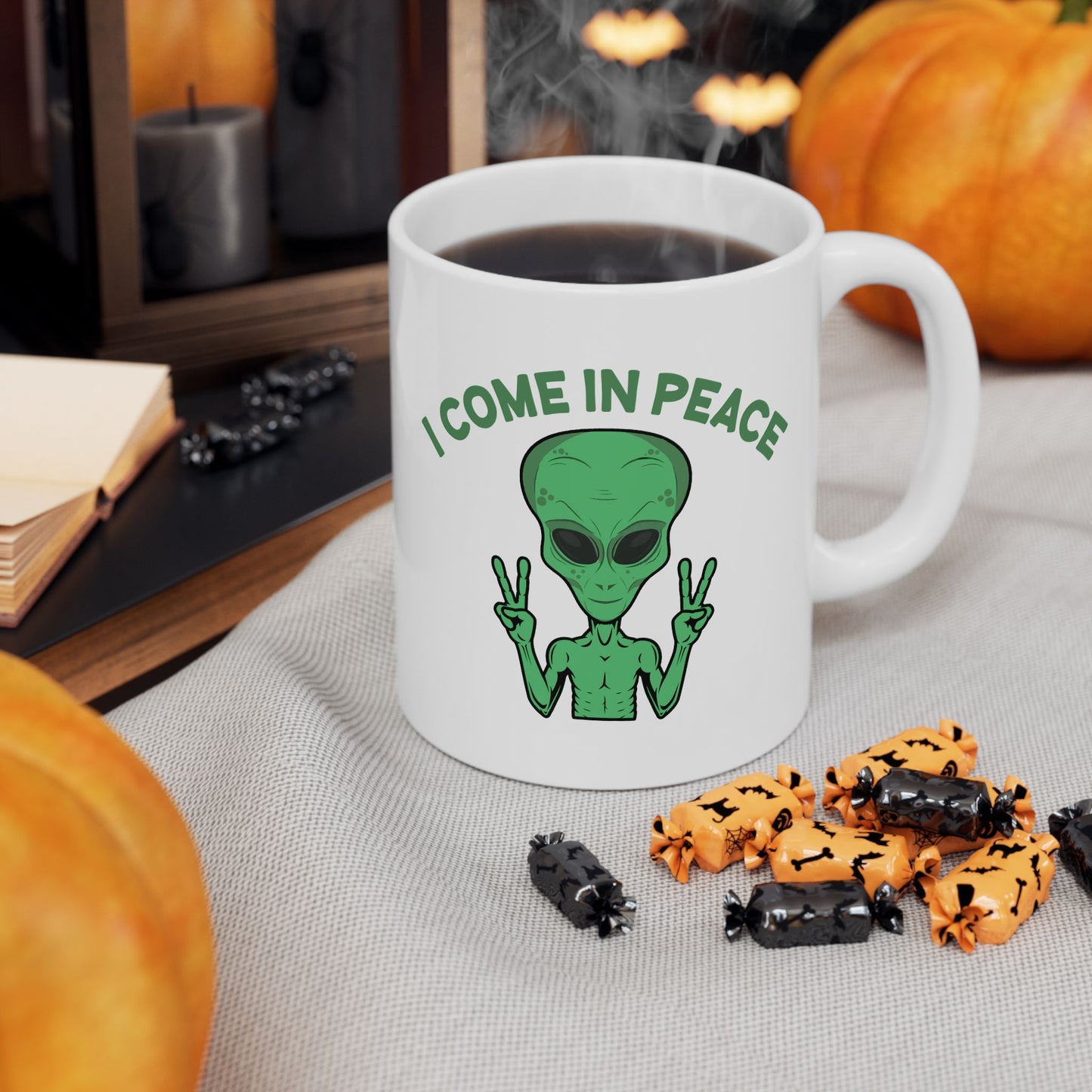 Alien Mug - I Come In Peace