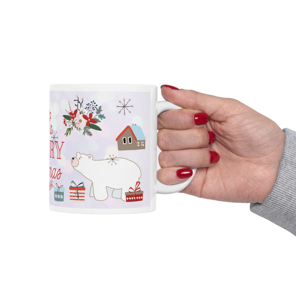 Chistmas Mug - Have a Merry Christmas Polar Bear Wrap