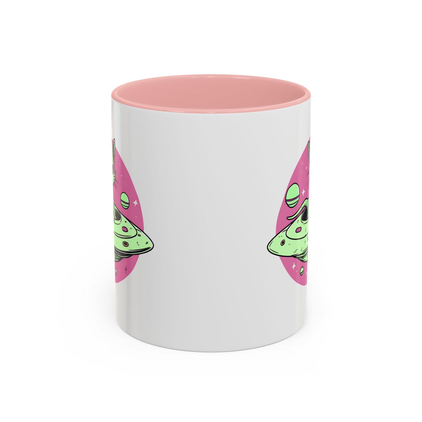 Alien Mug - Flying Saucer Cat