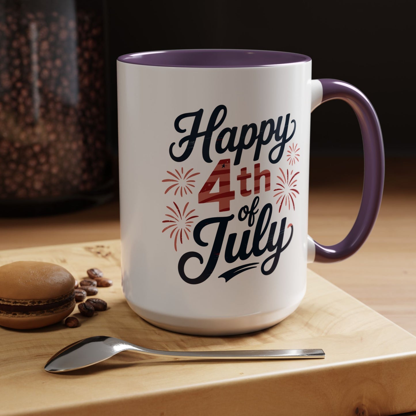 4th of July Mug - Happy 4th of July Fireworks