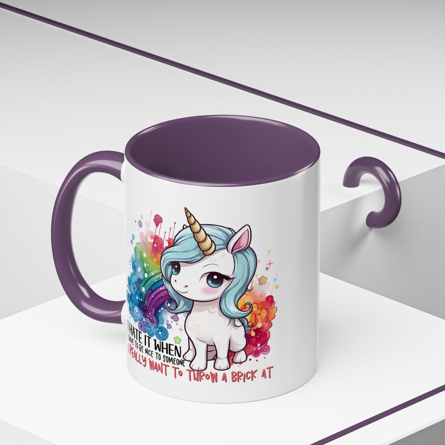 Adult Mug - I Hate It When I Have To Be Nice
