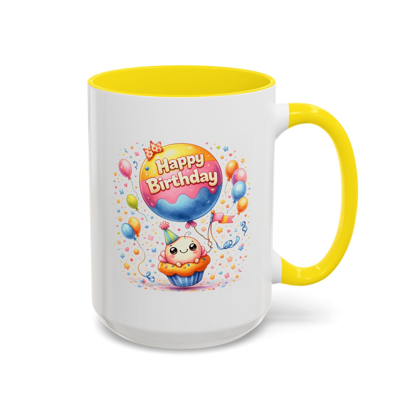 Birthday Mug - Cupcake Balloon