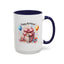 Birthday Mug - Happy Birthday Pink Ribbon Present