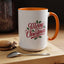Christmas Mug - Merry Christmas Red Text Mistletoe