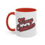 Christmas Mug - Merry Christmas Red & Black Baseball Text