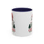 Christmas Mug - Merry Christmas Green & Red Text Red Hat
