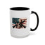 4th of July Mug - Skull Guns Flag
