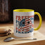 4th of July Mug - Freedom Smiley Face