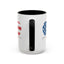 4th of July Mug - God Bless America Flag Heart