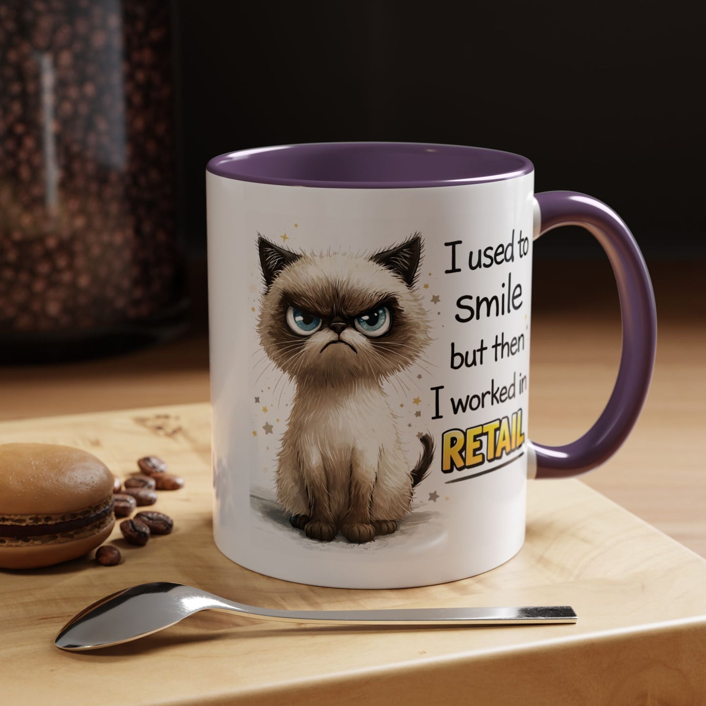 Humor Mug - I Used To Smile