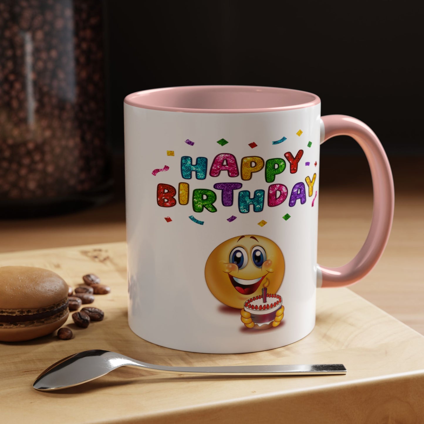 Birthday Mug - Happy Birthday Emoji
