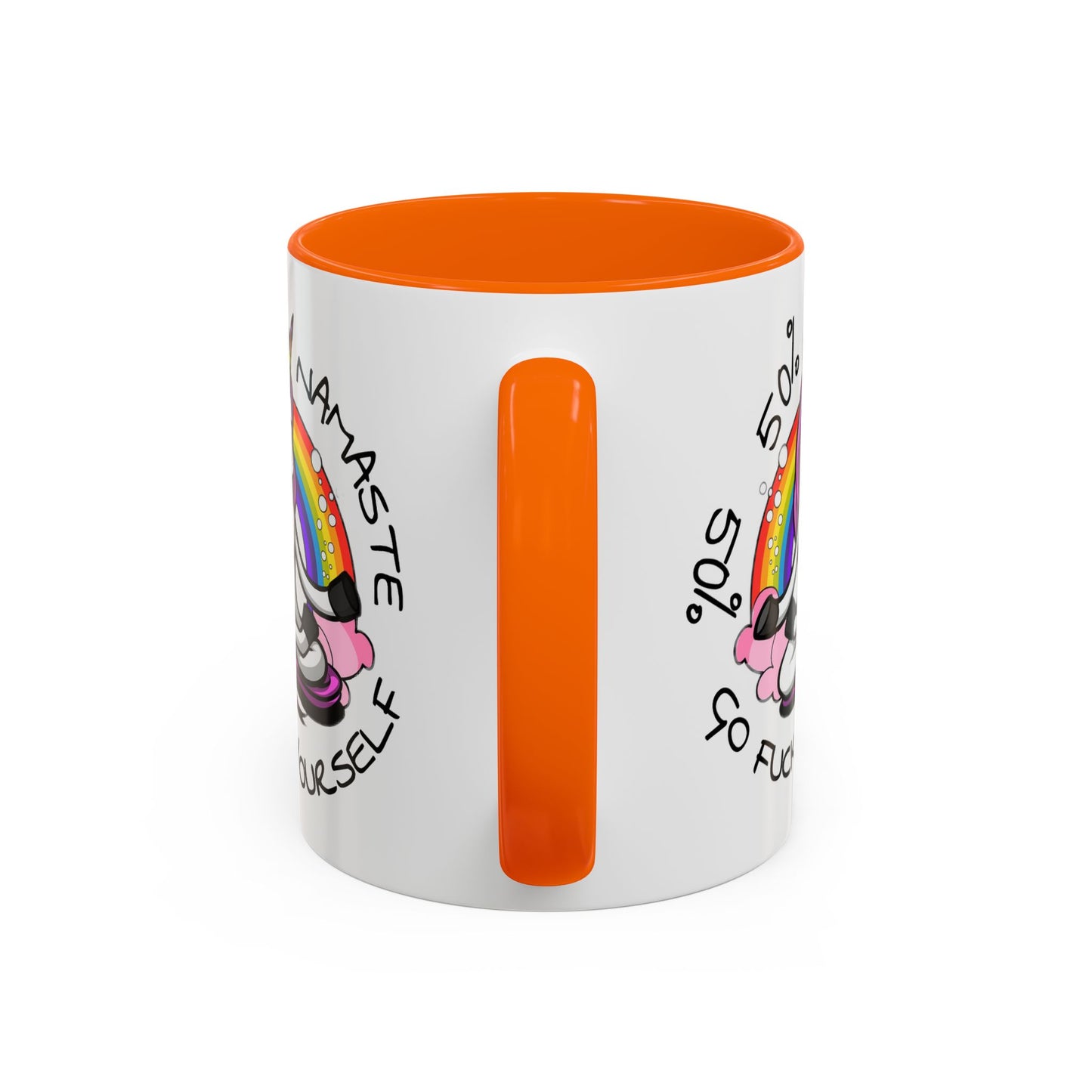 Adult Mug - 50% Namaste 50% Go Fuck Yourself