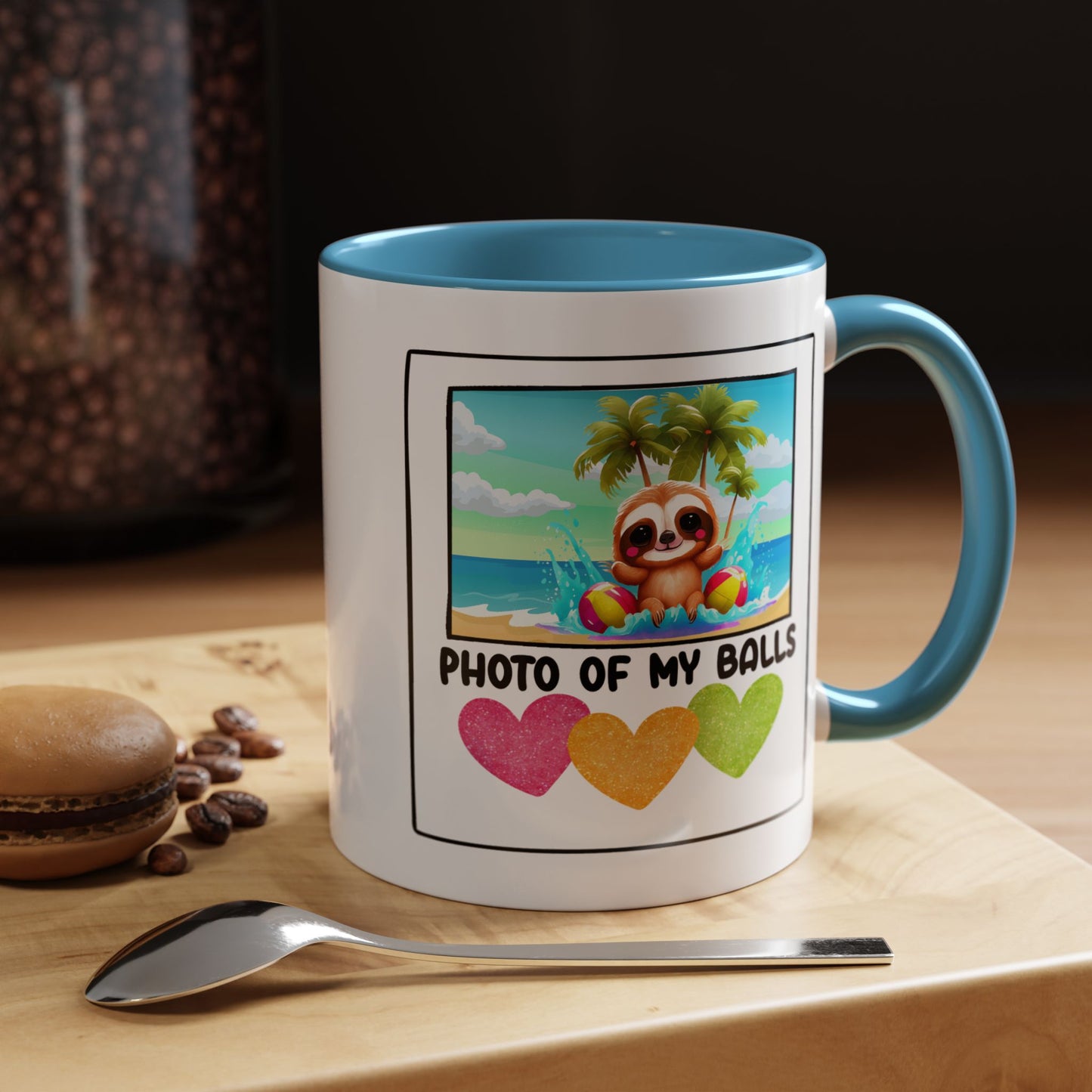 Adult Mug - Photo of My Balls